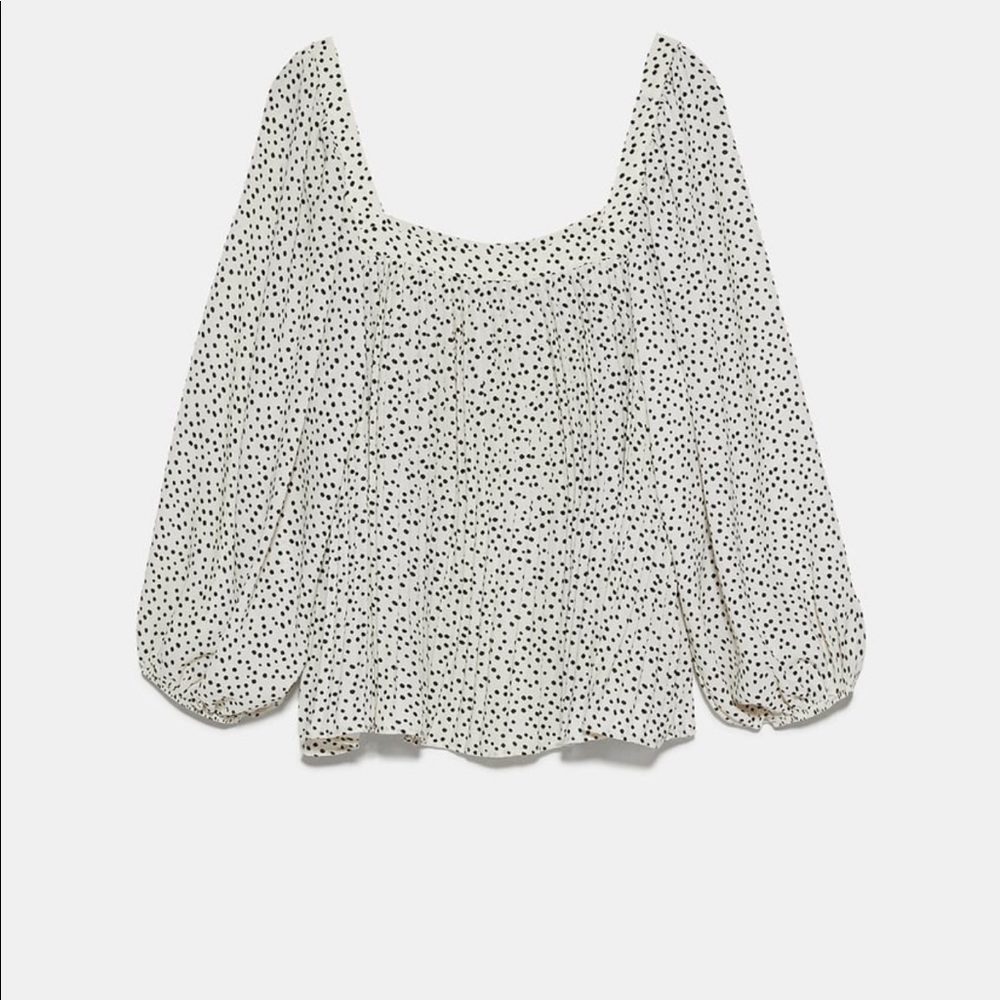 Zara Polka Dot Blouse